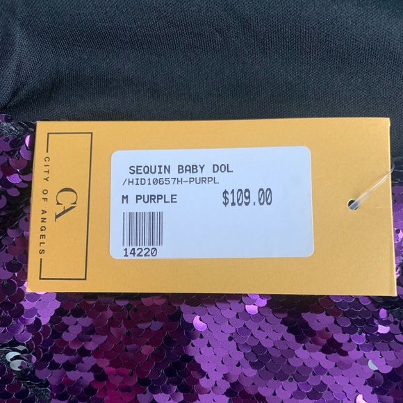 City of Angels Dress👗💜✨NWT🤩 - Picture 6 of 8